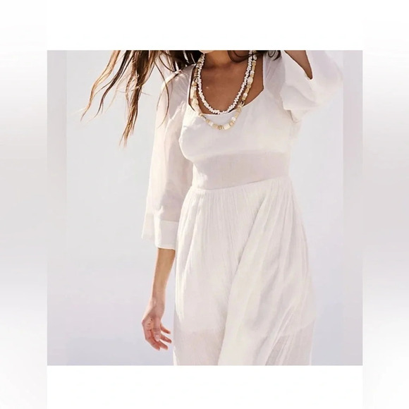 NWOT free people Kelsie midi dress - Picture 3 of 11